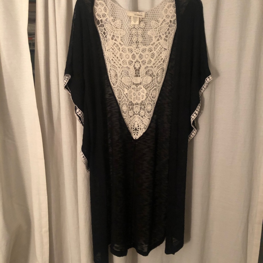 Black cardigan